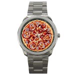pizza Sport Metal Watch