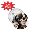 pirate 1.75  Button (100 pack) 