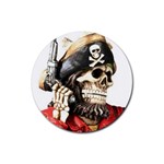 pirate Rubber Round Coaster (4 pack)