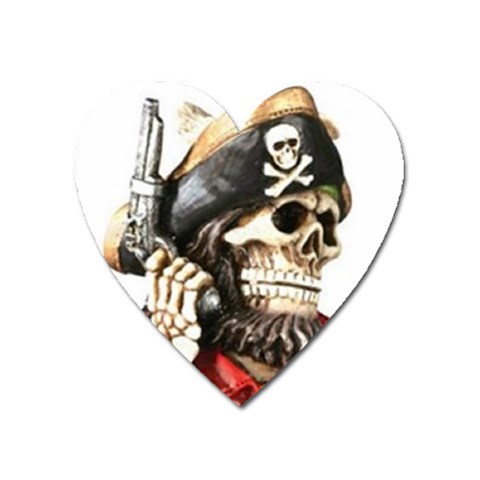 pirate Magnet (Heart) from UrbanLoad.com Front