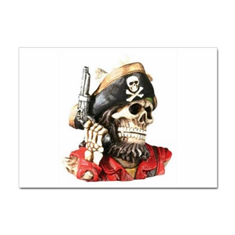pirate Sticker A4 (100 pack) from UrbanLoad.com Front