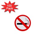 no smoking 1  Mini Button (100 pack) 