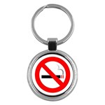 no smoking Key Chain (Round)