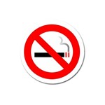 no smoking Magnet 3  (Round)