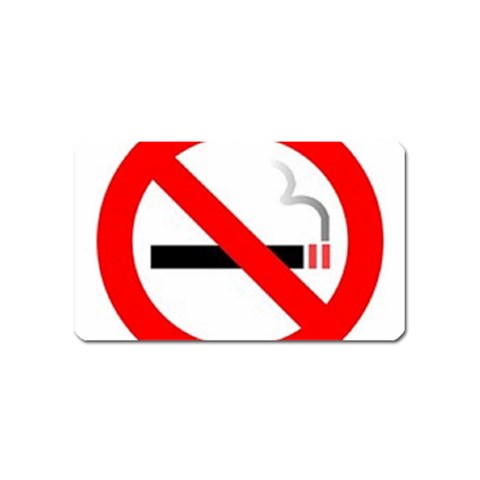 no smoking Magnet (Name Card) from UrbanLoad.com Front