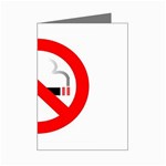 no smoking Mini Greeting Cards (Pkg of 8)