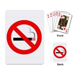 no smoking Playing Cards Single Design