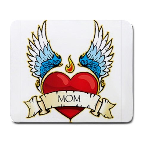 mom tattoo Large Mousepad from UrbanLoad.com Front