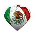 mexican soccer Dog Tag Heart (One Side)