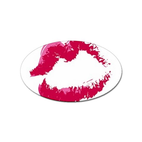 lips Sticker Oval (100 pack) from UrbanLoad.com Front