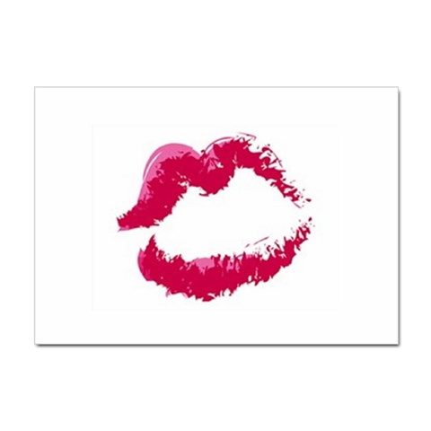lips Sticker A4 (100 pack) from UrbanLoad.com Front