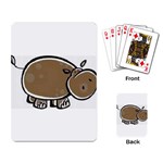 hippo Playing Cards Single Design