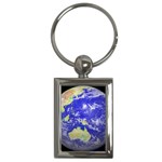 globe Key Chain (Rectangle)