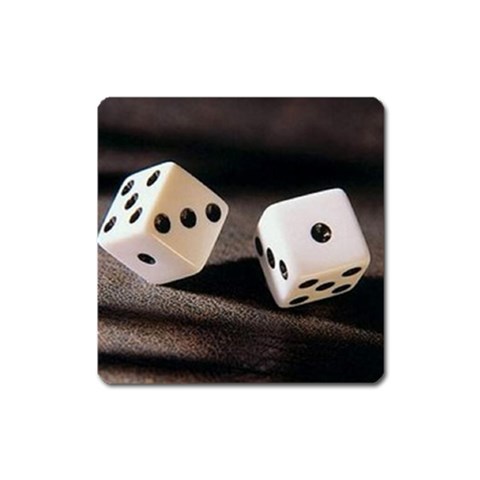 dice Magnet (Square) from UrbanLoad.com Front