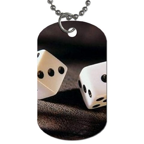 dice Dog Tag (One Side) from UrbanLoad.com Front