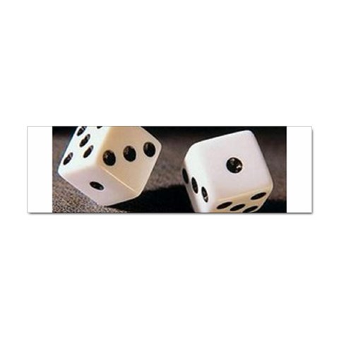 dice Sticker Bumper (10 pack) from UrbanLoad.com Front