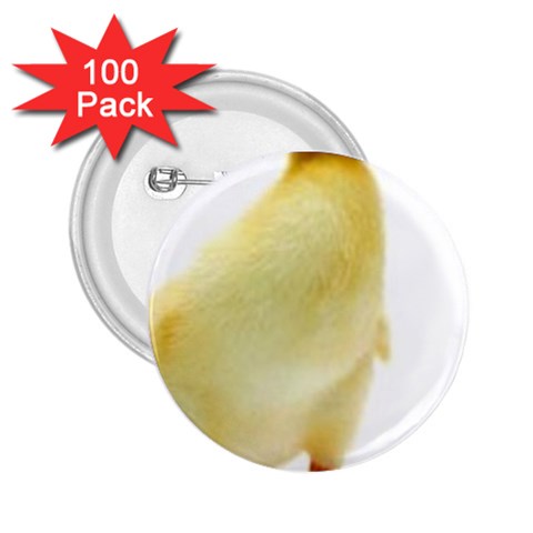 chick duck duckling 2.25  Button (100 pack) from UrbanLoad.com Front