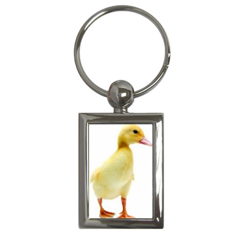 chick duck duckling Key Chain (Rectangle) from UrbanLoad.com Front