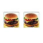 cheeseburger Cufflinks (Square)