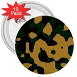 camo 3  Button (10 pack)