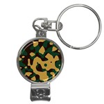 camo Nail Clippers Key Chain