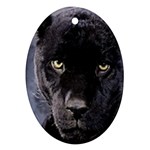 black panther Ornament (Oval)