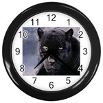black panther Wall Clock (Black)