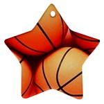 basketballs Ornament (Star)