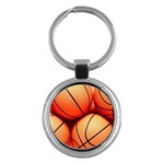 basketballs Key Chain (Round)