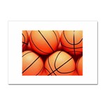 basketballs Sticker A4 (10 pack)