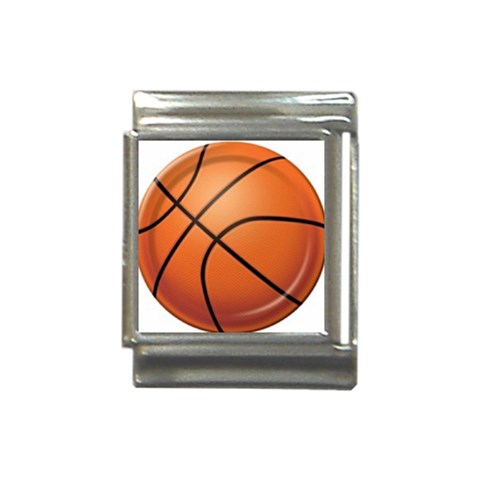 basketball Italian Charm (13mm) from UrbanLoad.com Front