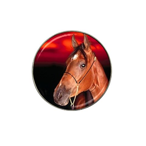 arabian horse Hat Clip Ball Marker from UrbanLoad.com Front