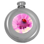 Ladybug On a Flower Hip Flask (5 oz)