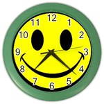 smiley Color Wall Clock