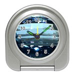 Aquamarine Travel Alarm Clock