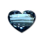 Aquamarine Heart Coaster (4 pack)