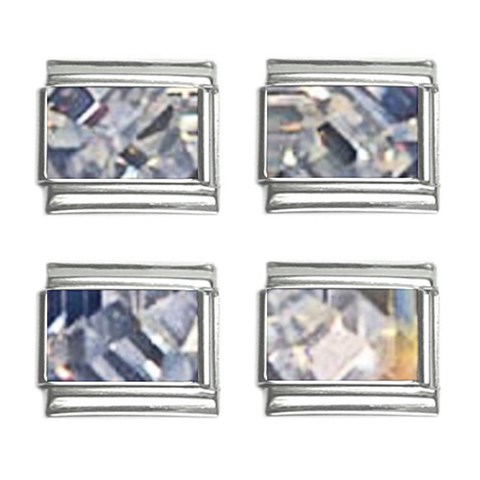 Portugese Diamond 9mm Italian Charm (4 pack) from UrbanLoad.com Front