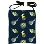 Vintage Vegetables Zucchini Shoulder Sling Bag