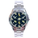 Vintage Vegetables Zucchini Stainless Steel Analogue Watch