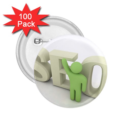 seo 2.25  Button (100 pack) from UrbanLoad.com Front