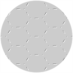 Hexagons and stars pattern                                                        Handheld Plier Embosser