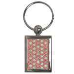 Hexagons and stars pattern                                                                Key Chain (Rectangle)