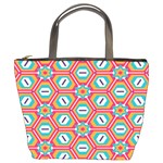 Hexagons and stars pattern                                                                Bucket Bag