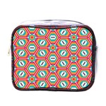Hexagons and stars pattern                                                                Mini Toiletries Bag (One Side)