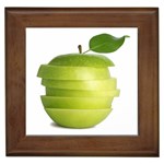 Green Apple Framed Tile