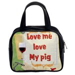 Love my pig Classic Handbag (Two Sides)