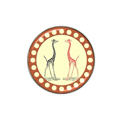 Cute giraffes Hat Clip Ball Marker (10 pack) from UrbanLoad.com Front
