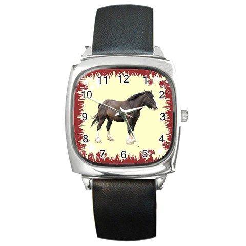 Clydesdale Square Metal Watch from UrbanLoad.com Front