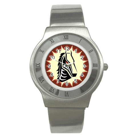 Horse head Stainless Steel Watch from UrbanLoad.com Front