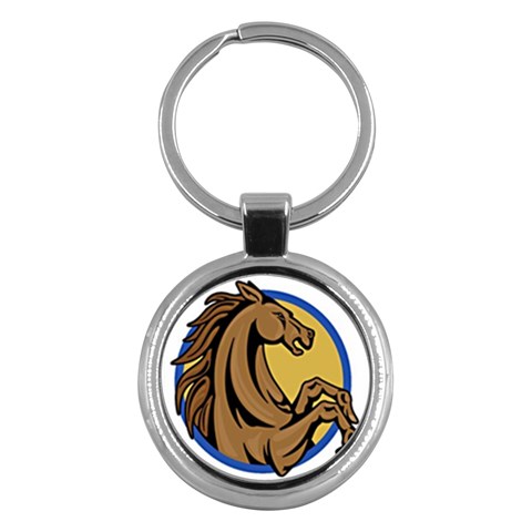 Horse circle Key Chain (Round) from UrbanLoad.com Front